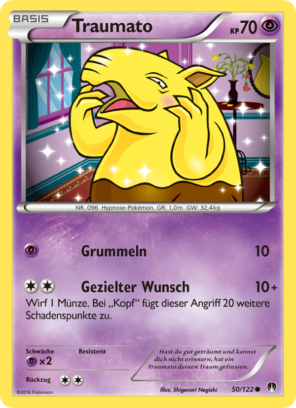 Traumato 50 — BREAKpoint (German Pokémon TCG card)