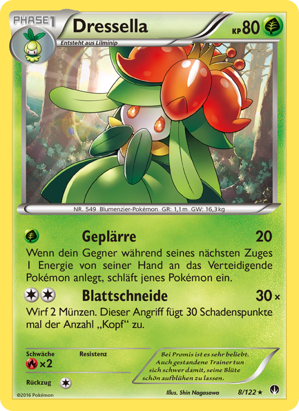 Dressella 8 — BREAKpoint (German Pokémon TCG card)