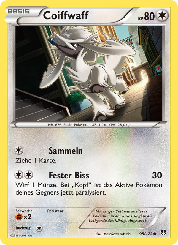 Coiffwaff 95 — BREAKpoint (German Pokémon TCG card)