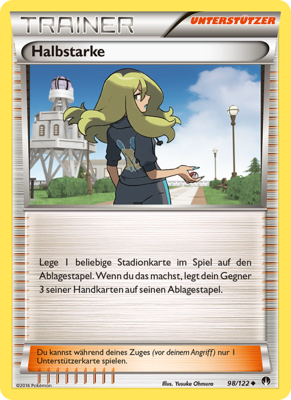 Halbstarke 98 — TURBOfieber (German Pokémon TCG card)
