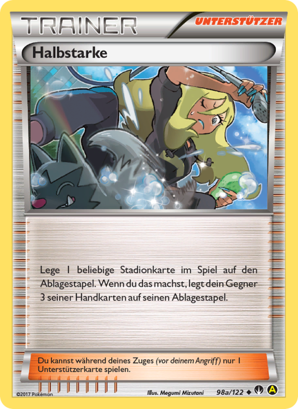 Halbstarke 98a — TURBOfieber (German Pokémon TCG card)