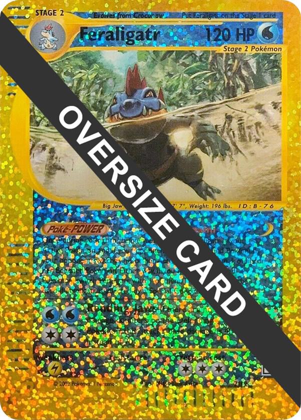 Feraligatr - 2/12 (Box Topper) 002-012 — Jumbo Cards (English Pokémon TCG card)