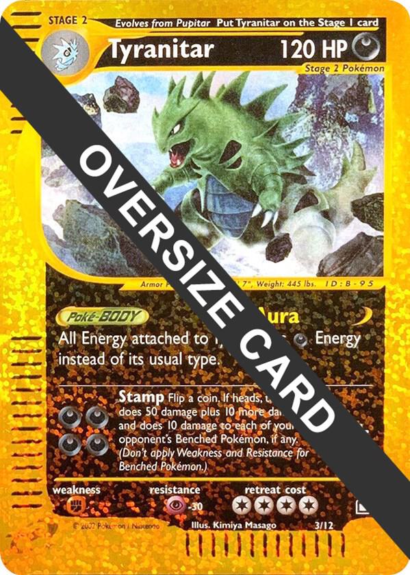 Tyranitar - 3/12 003-012 — Jumbo Cards (English Pokémon TCG card)