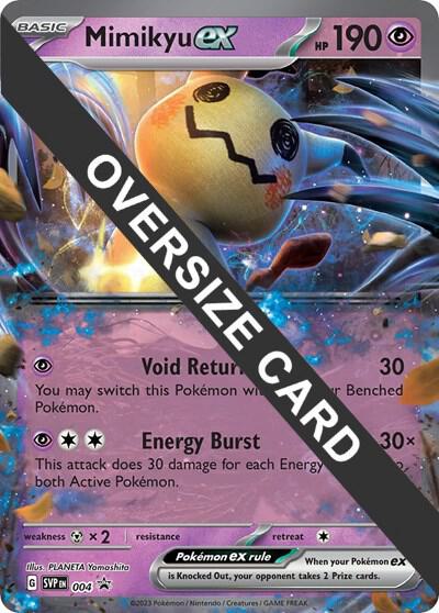 Mimikyu ex 004/296 — Jumbo Cards (English Pokémon TCG card)