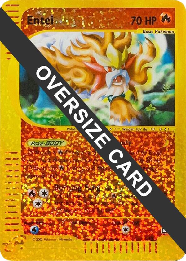 Entei - 5/12 (Box Topper) 005-012 — Jumbo Cards (English Pokémon TCG card)