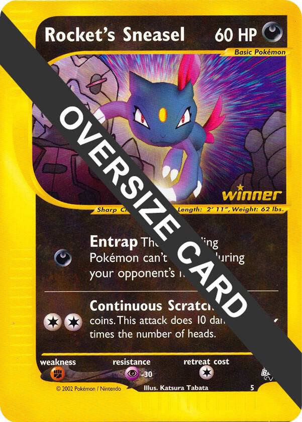 Rocket's Sneasel - 5 005/296 — Jumbo Cards (English Pokémon TCG card)