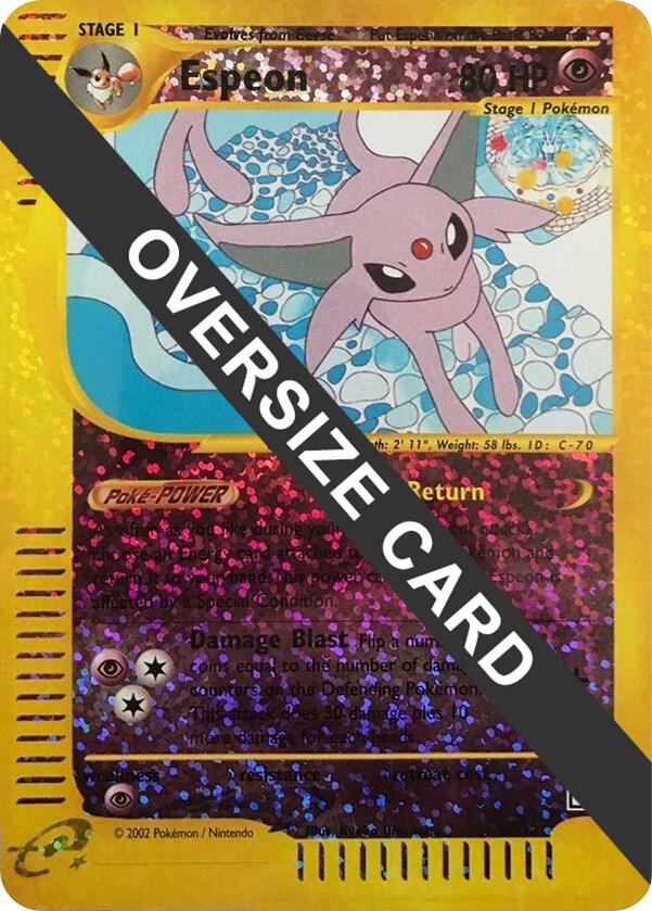 Espeon - 6/12 (Box Topper) 006-012 — Jumbo Cards (English Pokémon TCG card)