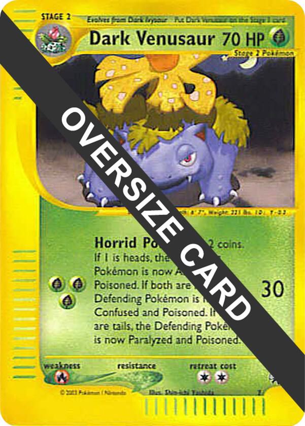 Dark Venusaur - 7 (Best of Game 7 Promo) 007/296 — Jumbo Cards (English Pokémon TCG card)