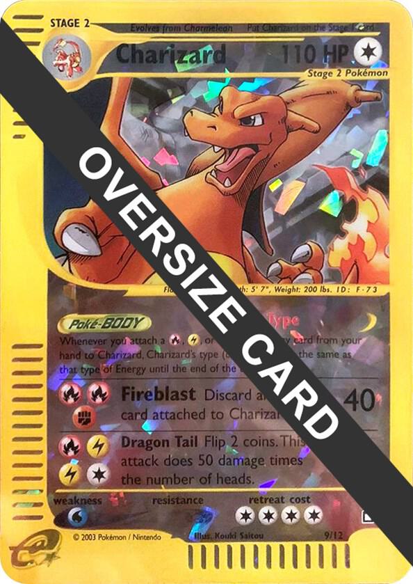 Charizard - 9/12 (Box Topper) 009-012 — Jumbo Cards (English Pokémon TCG card)