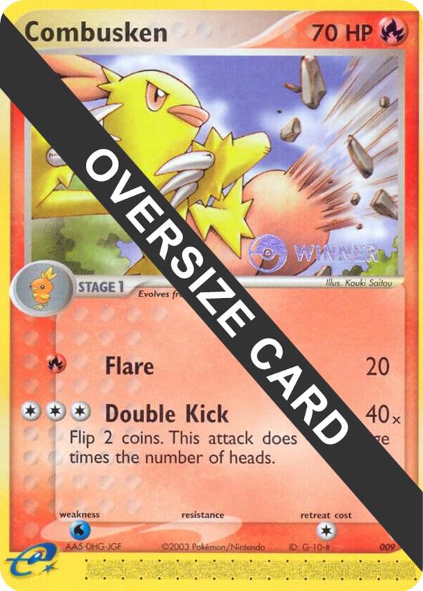 Combusken - 009 (Nintendo Black Star Promo) 009/296 — Jumbo Cards (English Pokémon TCG card)