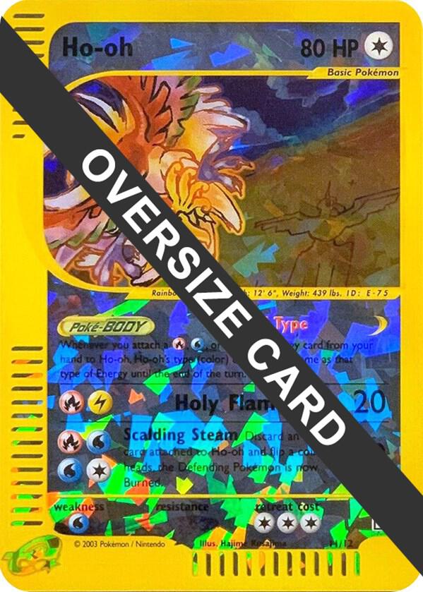 Ho-oh - 11/12 (Box Topper) 011-012 — Jumbo Cards (English Pokémon TCG card)