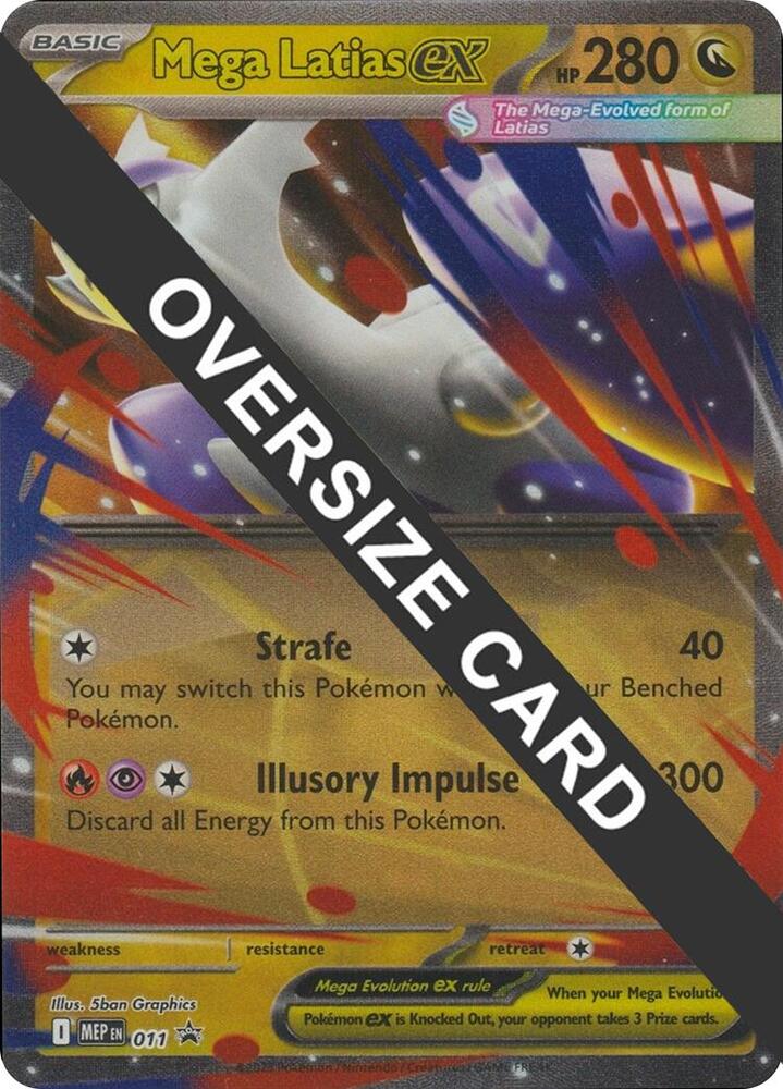 Mega Latias ex - 011 011/296 — Jumbo Cards (English Pokémon TCG card)