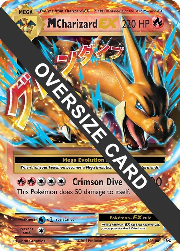 M Charizard EX - 13/106 (Form Y) 013-106 — Jumbo Cards (English Pokémon TCG card)