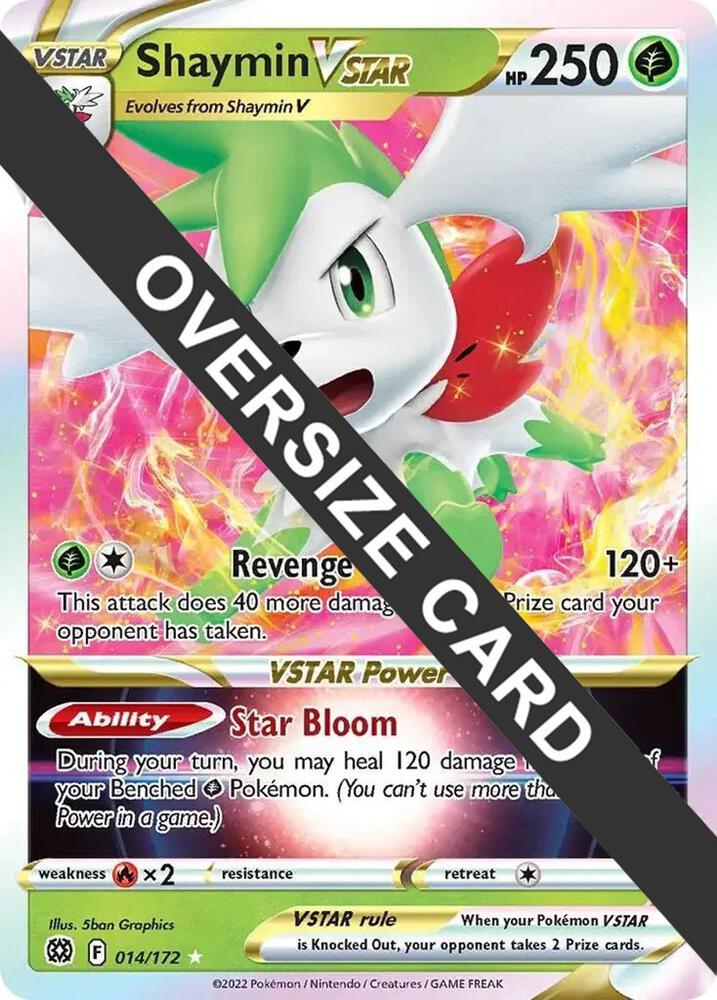 Shaymin VSTAR - 014/172 014-172 — Jumbo Cards (English Pokémon TCG card)