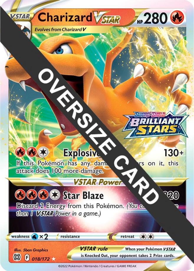Charizard VSTAR 018-172 — Jumbo Cards (English Pokémon TCG card)