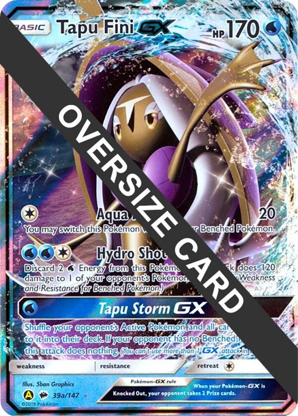 Tapu Fini GX - 39a/147 039a-147 — Jumbo Cards (English Pokémon TCG card)