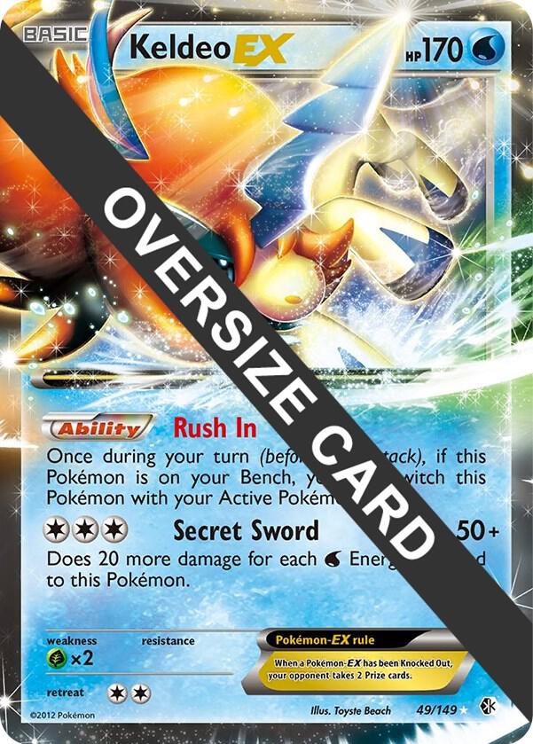 Keldeo EX - 49/99 049-099 — Jumbo Cards (English Pokémon TCG card)