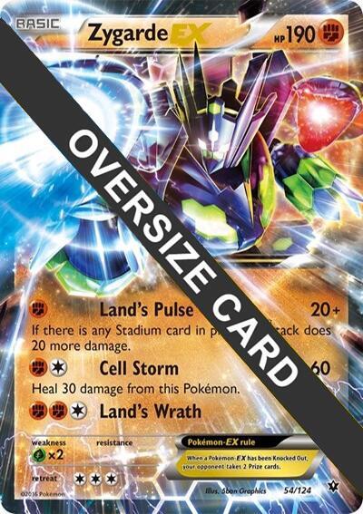 Zygarde EX - 54/124 054-124 — Jumbo Cards (English Pokémon TCG card)