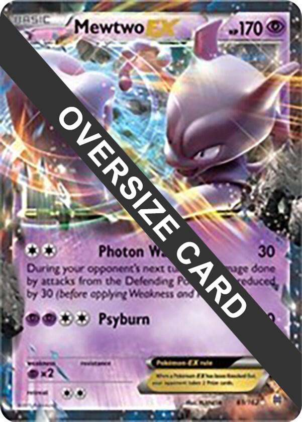 Mewtwo EX - 61/162 061-162 — Jumbo Cards (English Pokémon TCG card)