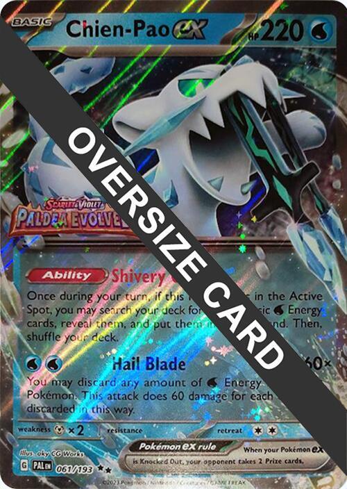 Chien-Pao ex - 061/193 061-193 — Jumbo Cards (English Pokémon TCG card)