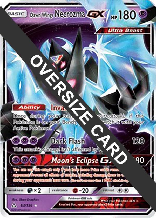 Dawn Wings Necrozma GX - 63/156 (Ultra Prism) 063-156 — Jumbo Cards (English Pokémon TCG card)