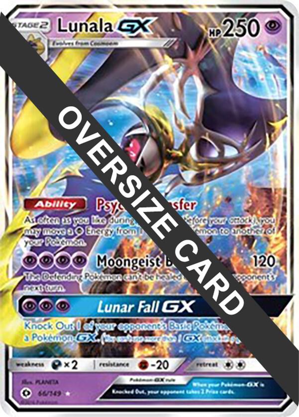 Lunala GX - 66/149 066-149 — Jumbo Cards (English Pokémon TCG card)