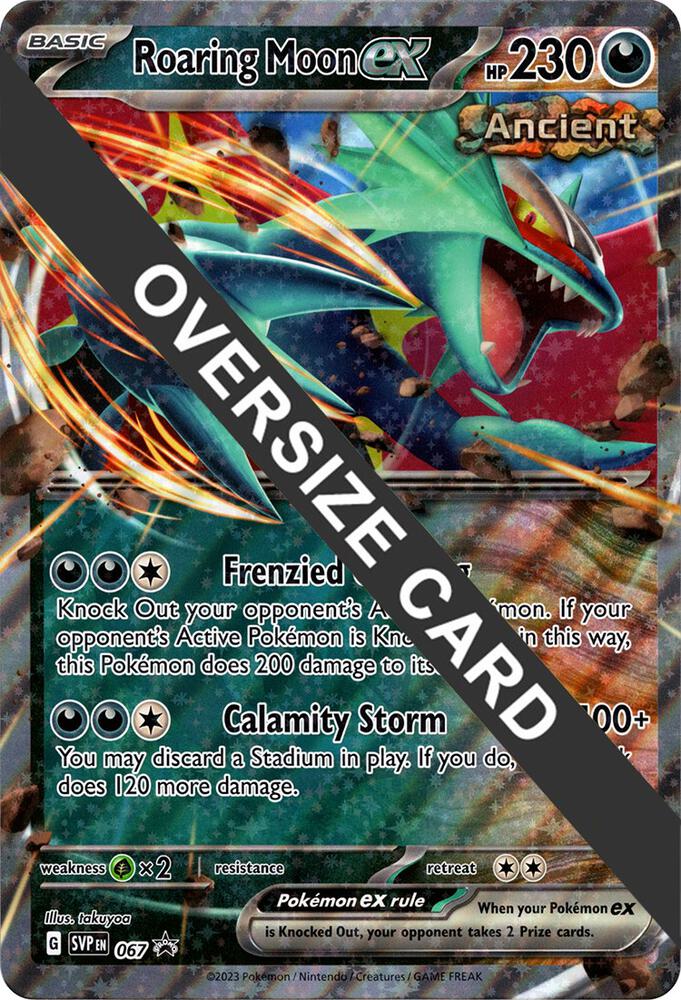 Roaring Moon ex - 067 067/296 — Jumbo Cards (English Pokémon TCG card)