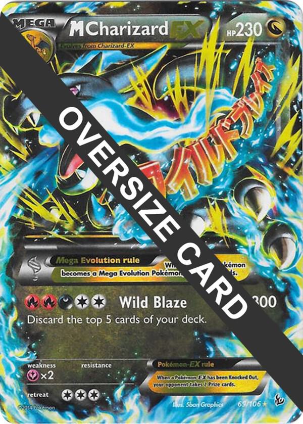 M Charizard EX - 69/106 (Form X) 069-106 — Jumbo Cards (English Pokémon TCG card)