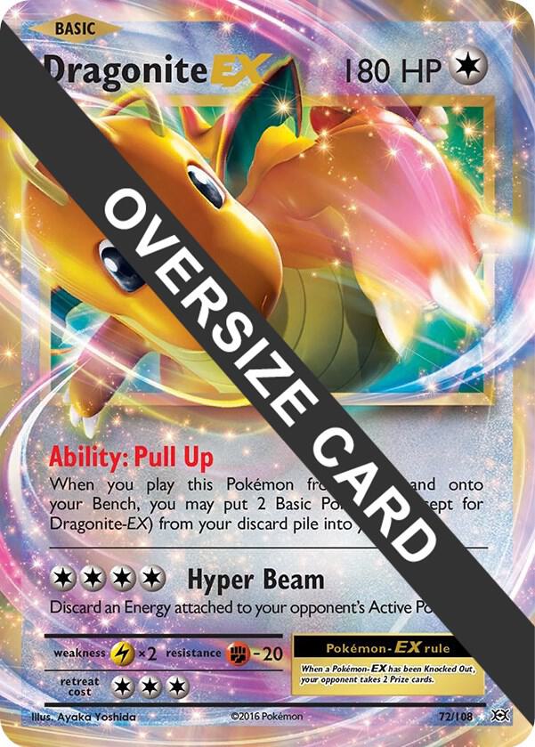 Dragonite EX - 72/108 072-108 — Jumbo Cards (English Pokémon TCG card)
