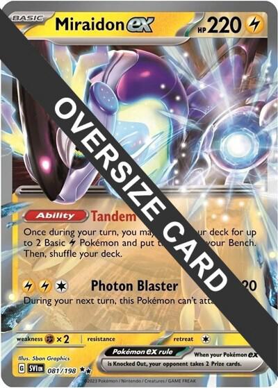 Miraidon ex 081-198 — Jumbo Cards (English Pokémon TCG card)