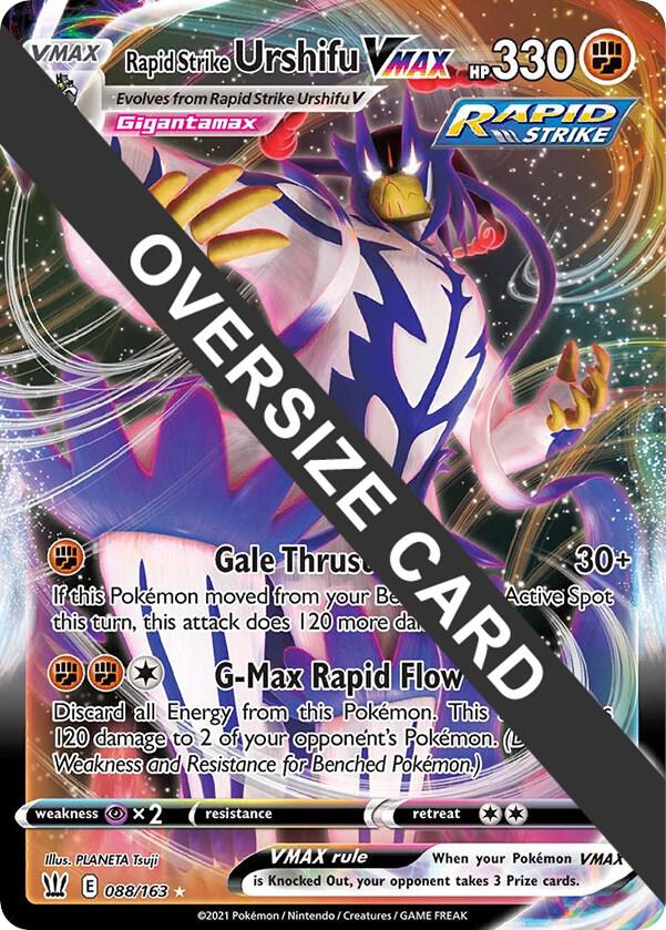 Rapid Strike Urshifu VMAX - 088/163 088-163 — Jumbo Cards (English Pokémon TCG card)