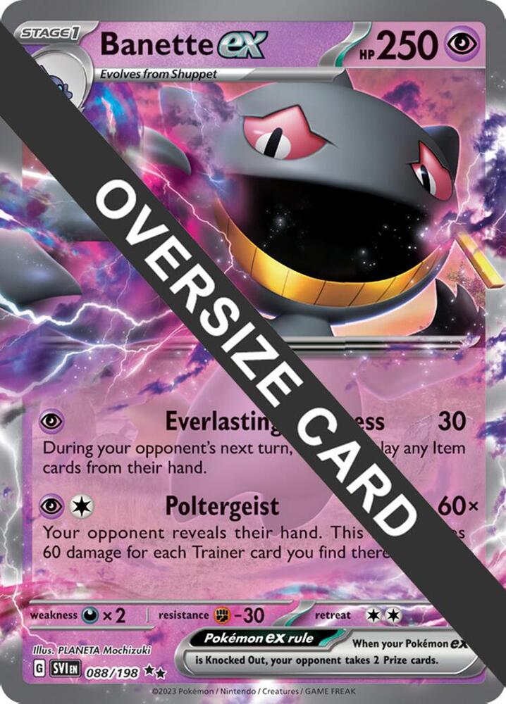 Banette ex - 088/198 088-198 — Jumbo Cards (English Pokémon TCG card)