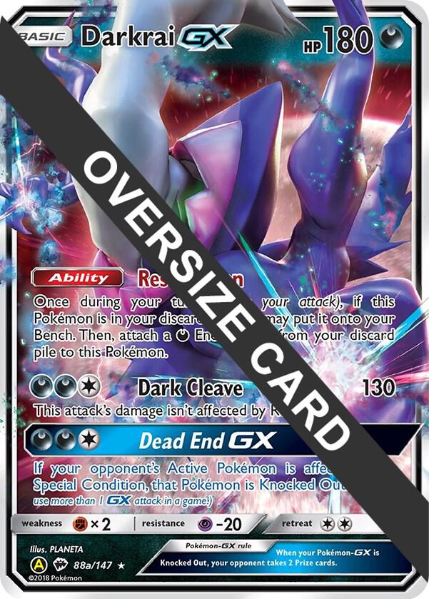 Darkrai GX - 88a/147 088a-147 — Jumbo Cards (English Pokémon TCG card)