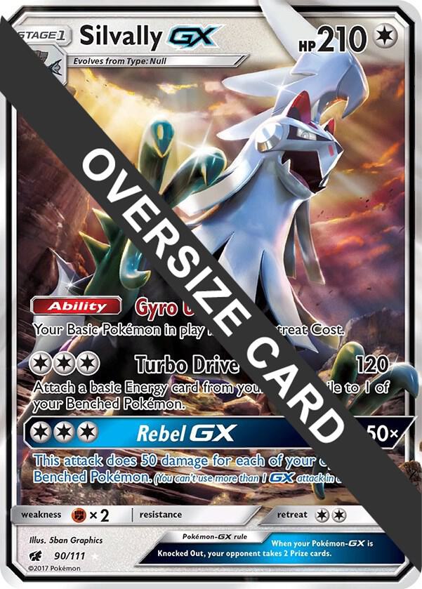 Silvally GX - 90/111 090-111 — Jumbo Cards (English Pokémon TCG card)