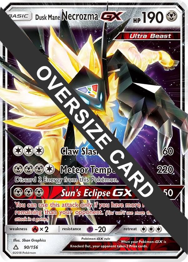 Dusk Mane Necrozma GX - 90/156 090-156 — Jumbo Cards (English Pokémon TCG card)