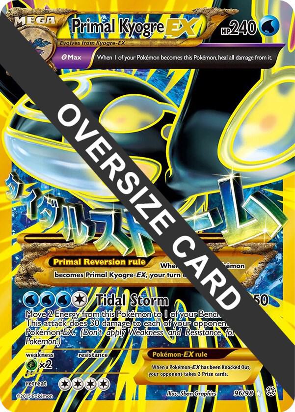 Primal Kyogre EX - 96/98 096-098 — Jumbo Cards (English Pokémon TCG card)
