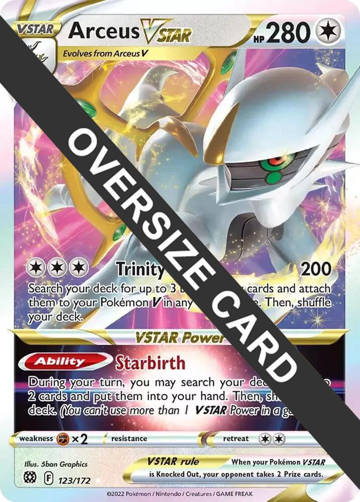 Arceus VSTAR - 123/172 123-172 — Jumbo Cards (English Pokémon TCG card)