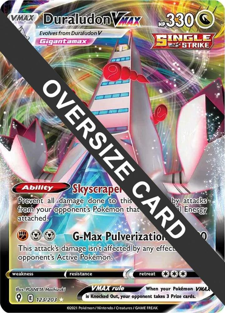 Duraludon VMAX - 123/203 123-203 — Jumbo Cards (English Pokémon TCG card)