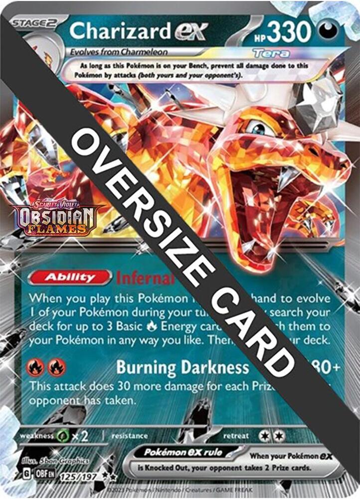 Charizard ex - 125/197 125-197 — Jumbo Cards (English Pokémon TCG card)
