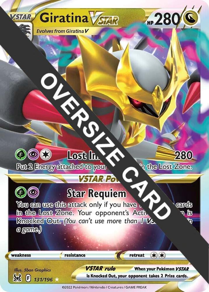 Giratina VSTAR 131-196 — Jumbo Cards (English Pokémon TCG card)
