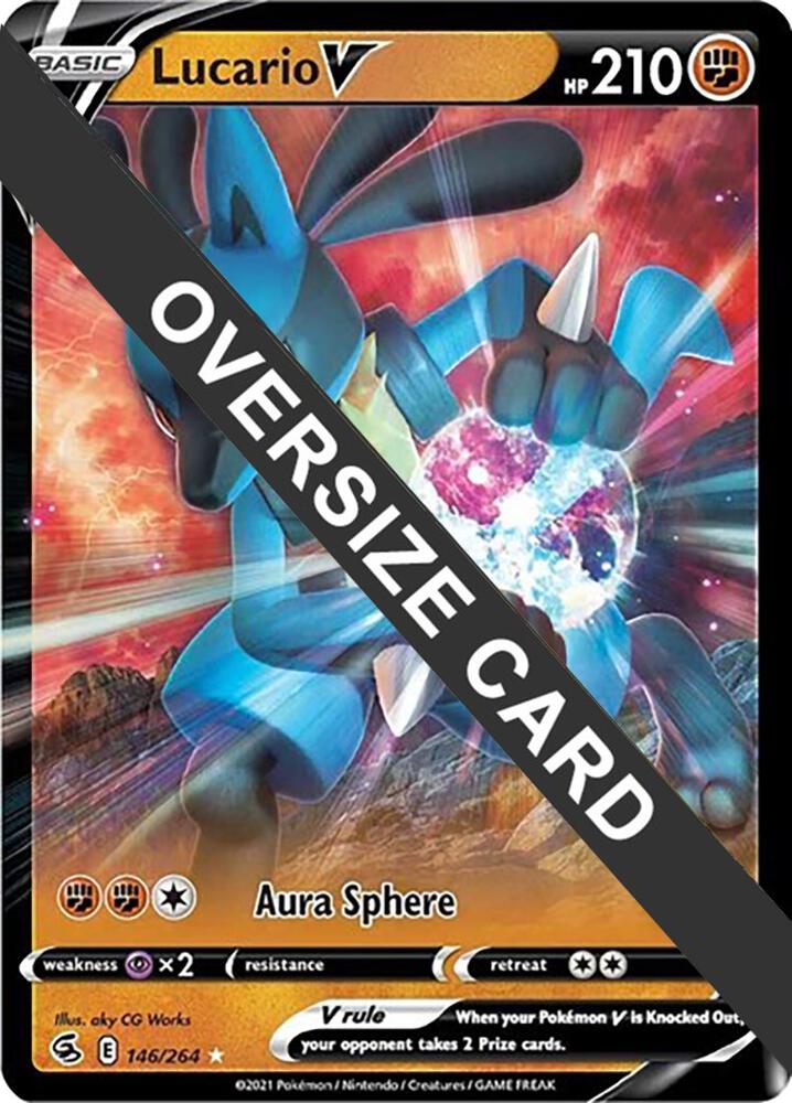 Lucario V - 146/264 146-264 — Jumbo Cards (English Pokémon TCG card)