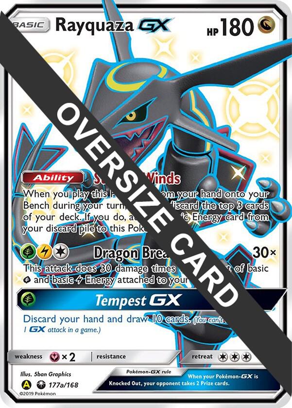 Rayquaza GX - 177a/168 177a-168 — Jumbo Cards (English Pokémon TCG card)