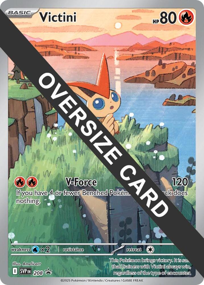 Victini - 208 208/296 — Jumbo Cards (English Pokémon TCG card)