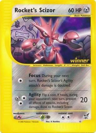 Rocket's Scizor - 4 004 — Jumbo Cards (English Pokémon TCG card)