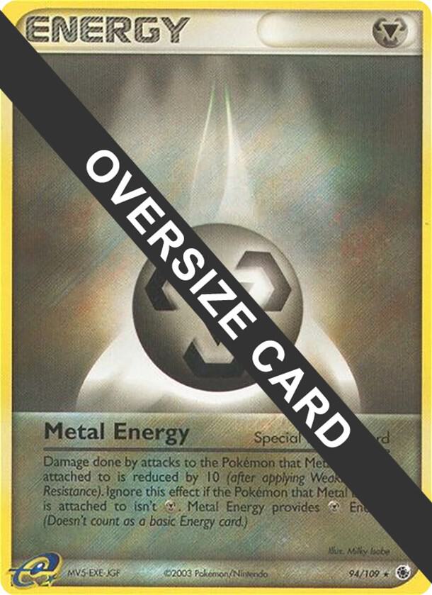 Metal Energy - 94/109 (EX Ruby & Sapphire) 94-109 — Jumbo Cards (English Pokémon TCG card)