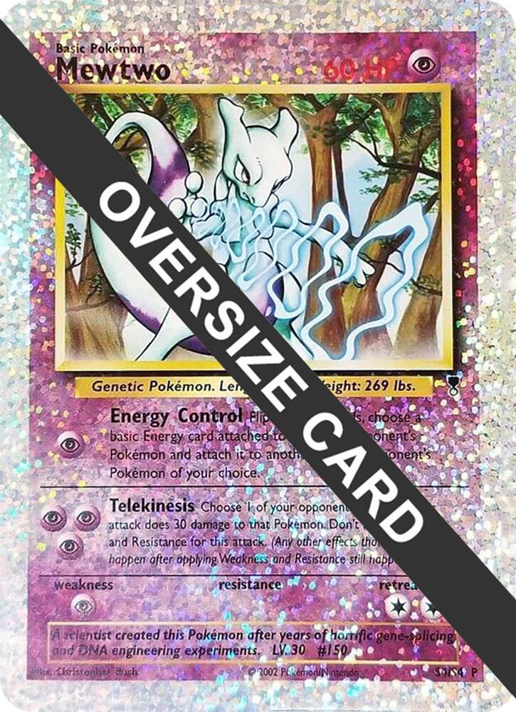 Mewtwo - S4/S4 (Box Topper) S4-S4 — Jumbo Cards (English Pokémon TCG card)