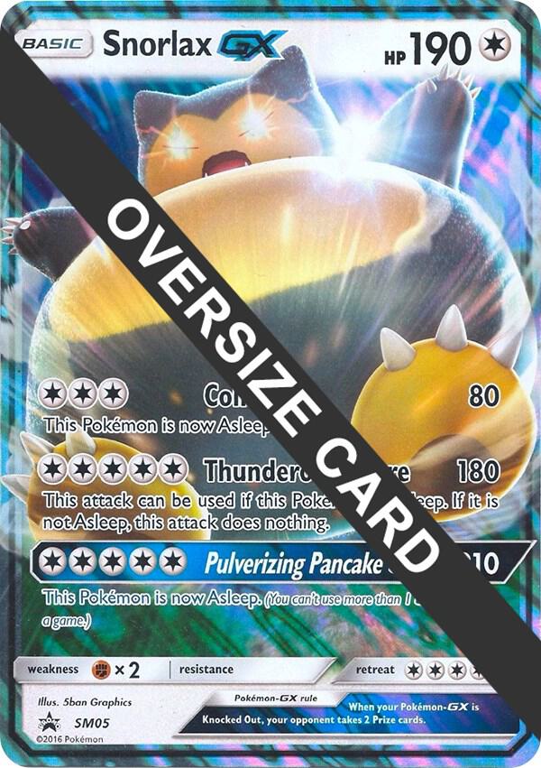 Snorlax GX - SM05 SM05 — Jumbo Cards (English Pokémon TCG card)