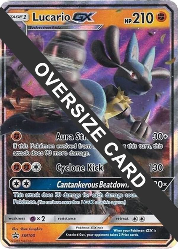 Lucario GX - SM100 SM100 — Jumbo Cards (English Pokémon TCG card)