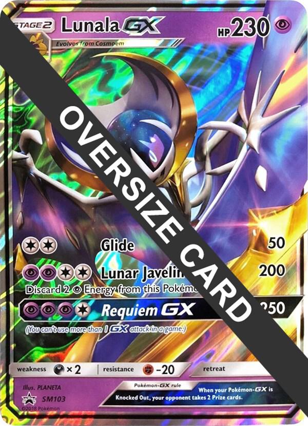 Lunala GX - SM103 SM103 — Jumbo Cards (English Pokémon TCG card)