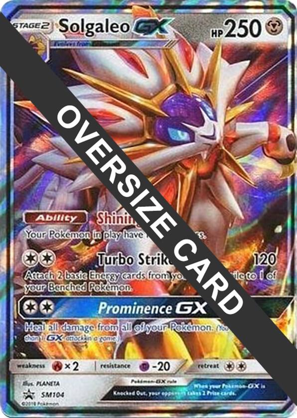 Solgaleo GX - SM104 SM104 — Jumbo Cards (English Pokémon TCG card)